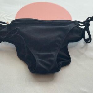 Victoria's Secret Black Bikini Bottom with Side Ties, Women’s XS Clothing